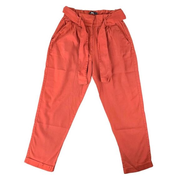 Find Casual Loose Fit High Rise Straight Leg Women's Pants Clay - Picture 1 of 12